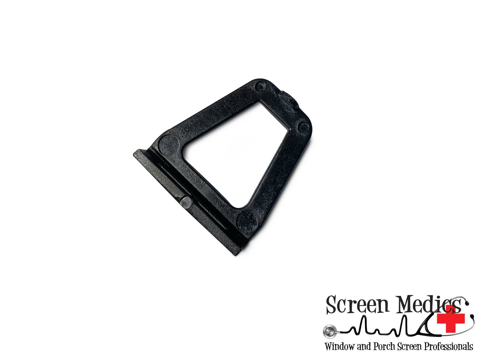 10 Pack Hollow Pull Tabs for Window Screens Black/White/Clear/Red