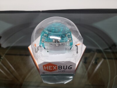 HexBug Blue Crab Robotic Micropet Hex Bug 451-1241 Dented Package