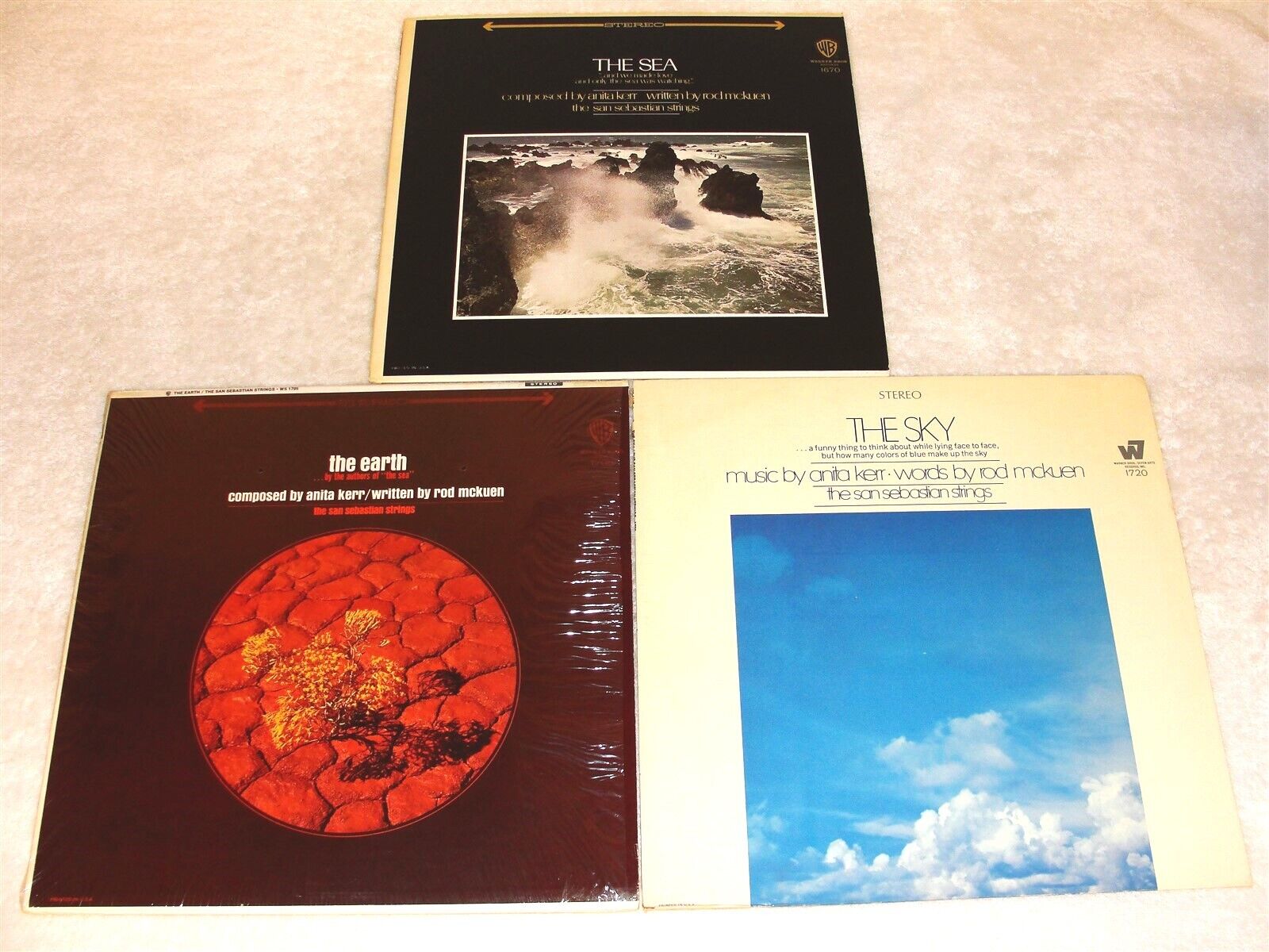 3) LP's - Anita Kerr/San Sebastian: The Sky, The Earth, The 3) LP's - Anita Kerr/San Sebastian: The Sky, The Earth, The