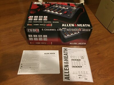 Allen & Heath Zed6 Mixer 6 Channel