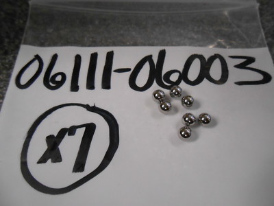 NOS Suzuki Balls OEM 83-84 RM500 89-96 RMX250 73-76 TS100 06111-06003 QTY7