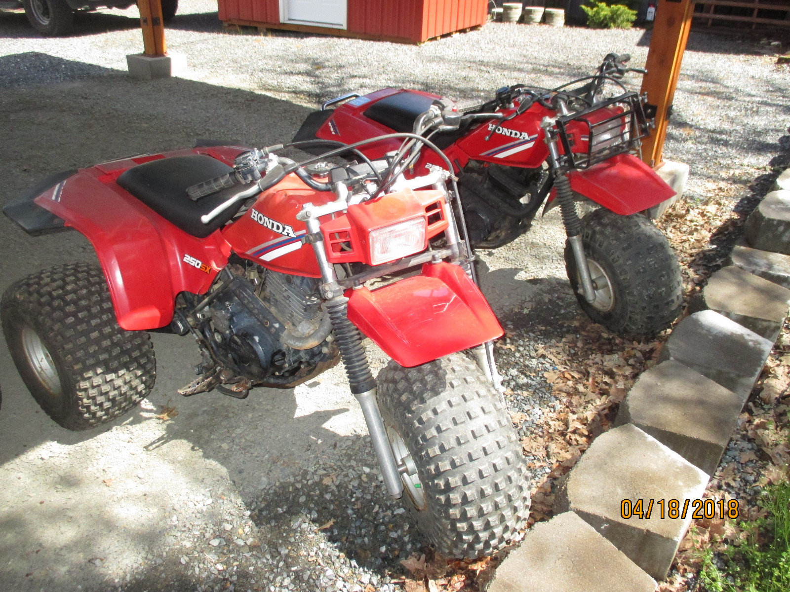 2 -1985 honda 250sx atc's package deal for both