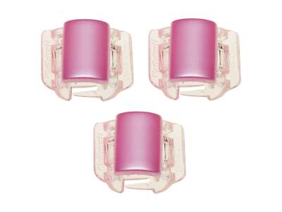 Linziclip Mini 3 Pack - Pearlised Hot Pink