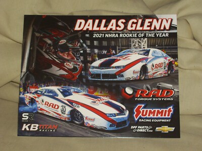 2024 DALLAS GLENN RAD TORQUE SYSTEMS CHEVY CAMARO PRO STOCK NHRA POSTCARD