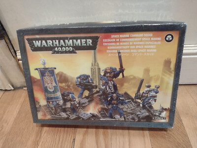 Warhammer 40K - Space Marines   Space Marine Command Squad