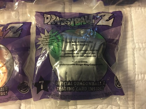 COMPLETE Dragon Ball Z 2000 Burger King Promo Set of 7