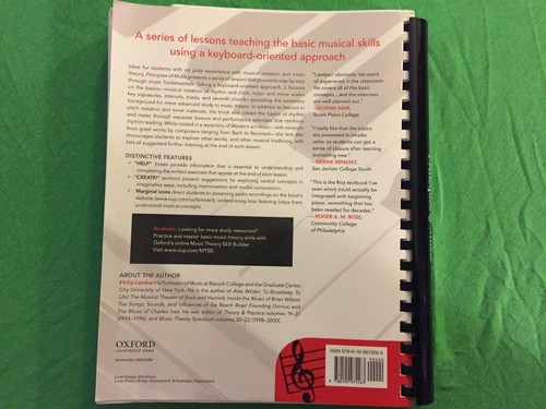 ??. Principles of Music by Philip Lambert