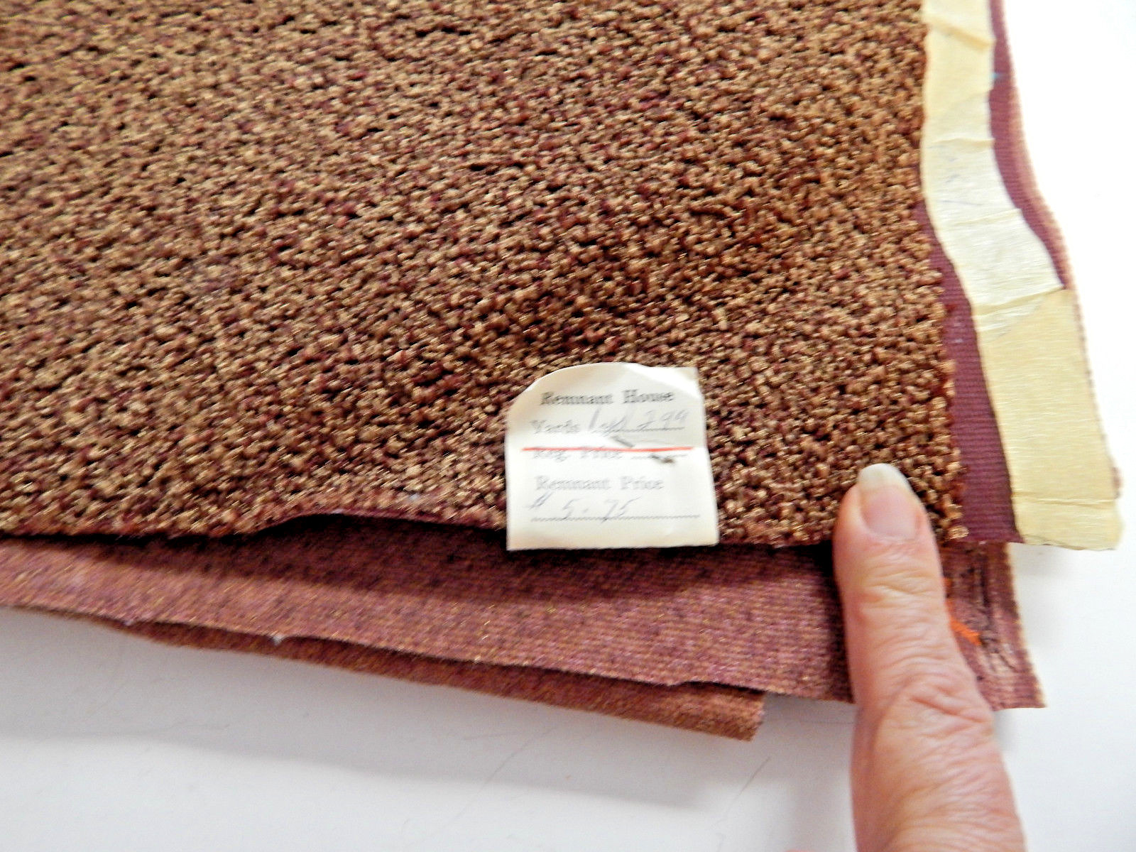 40's Upholstery Vintage Fabric like the ones used on overstuffed chairs Unused