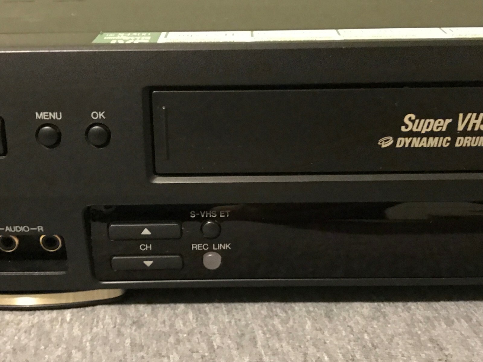 JVC SUPER VHS HR-S4500U VCR DECK S-VHS SVHS ET NO REMOTE TESTED WORKS GREAT!