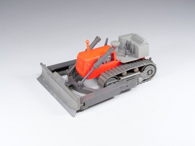 NOREV - 111 - Bulldozer Continental CD-8 - Orange et Gris - En boite