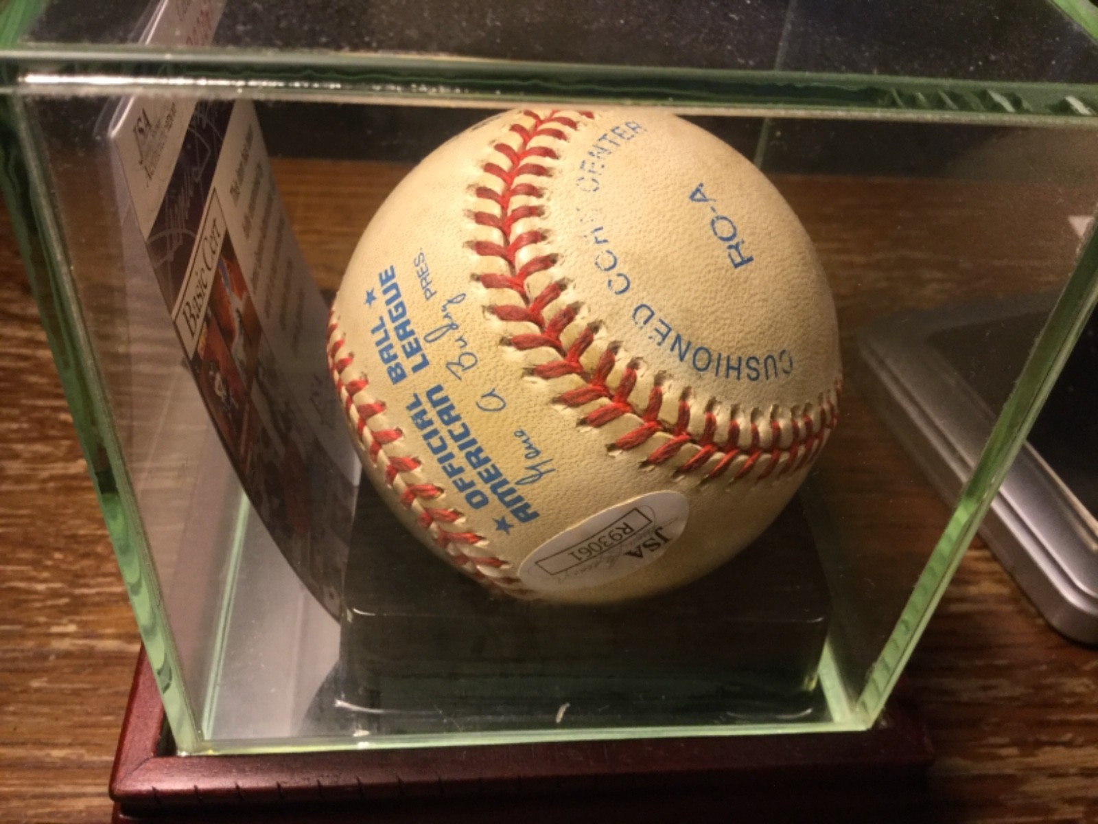 Jose Canseco MLB Career Home Run #424/462 Autographed JSA Game Used Baseball