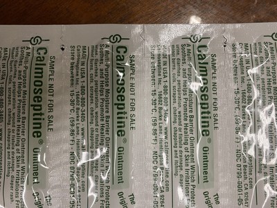 Calmoseptine Ointment The original Foil packs, Each Foil 1/8oz (3.5g)  X16 Packs