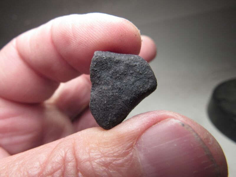 Great Deal! Outstanding Oued Sfayat Meteorite W/ Fresh Crust! Algeria! 5.6 Gms
