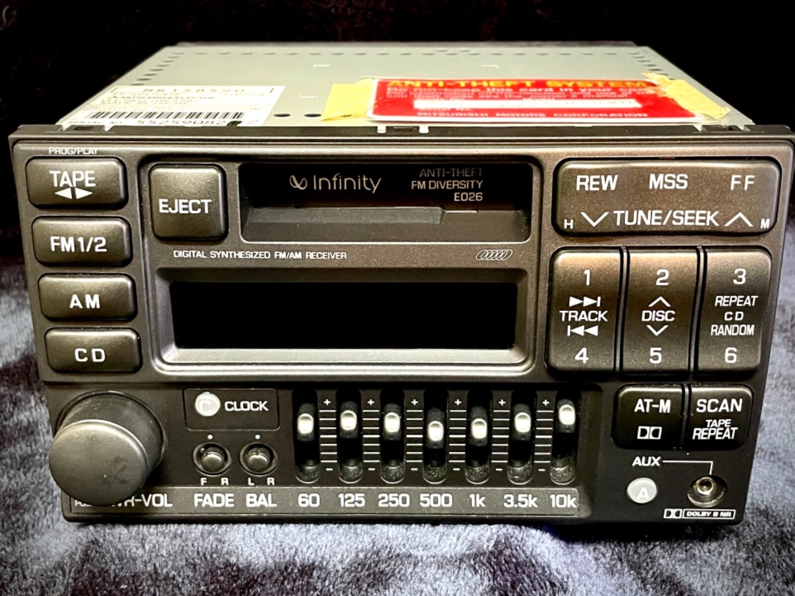 FREEWAY D2 シネマデコーダー Vintage Spectrum Whistler Radar Detector with Cord - no