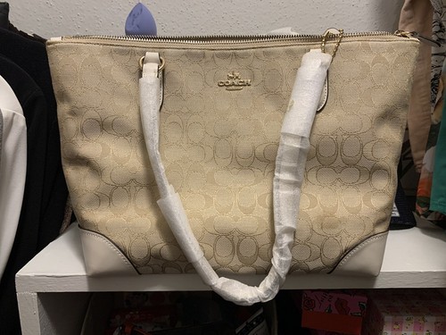 ◇ILLIGO◇ signature bag khaki COACH Signature Logo City Large Tote - Khaki Light Sage | eBay