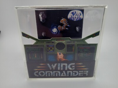 Wing Commander PC AMIGA SNES Big Box Shadow Box Diorama Cube