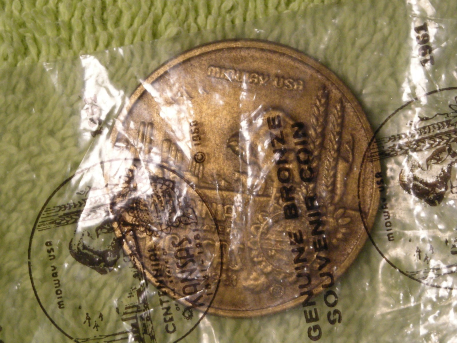 Kansas Centennial Medal Ford County in original plastic issue bag