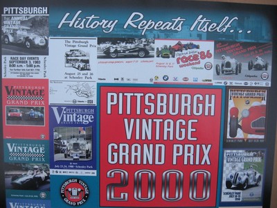 The BEST Pittsburgh Vintage Grand Prix Poster of Posters 2000 Audi Marque Perfec