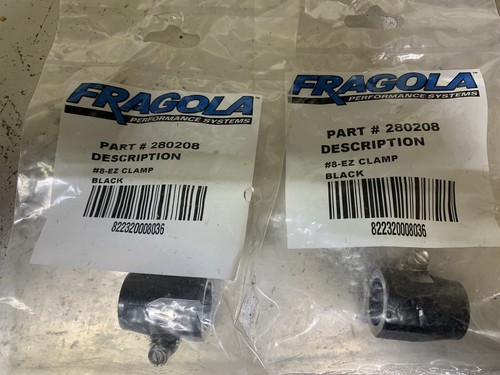 Fragola #8 E-Z Clamp Black 280208 Fragola #8 E-Z Clamp Black 280208