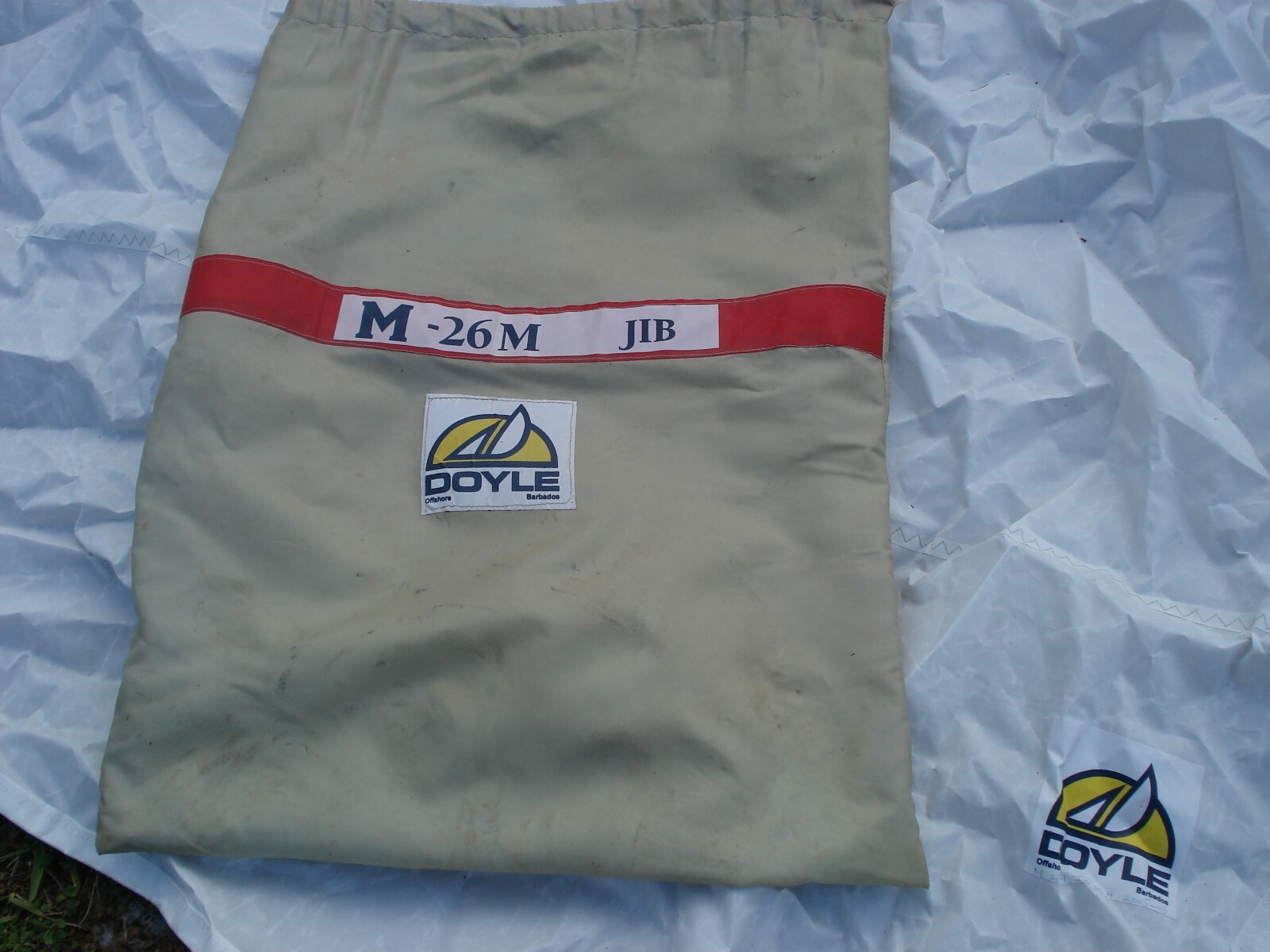 Doyle Sail Jib Macgregor 26 Ft.hanked (sweedish Snaps) New In Stowage