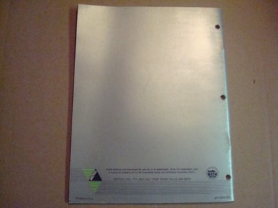 New Genuine Arctic Cat 1987 Kitty Cat Parts And Service Service Manual