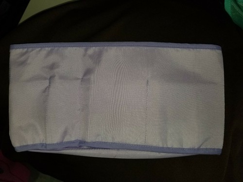 11x6x3.5 Purse Organizer Purse Bling Lavender