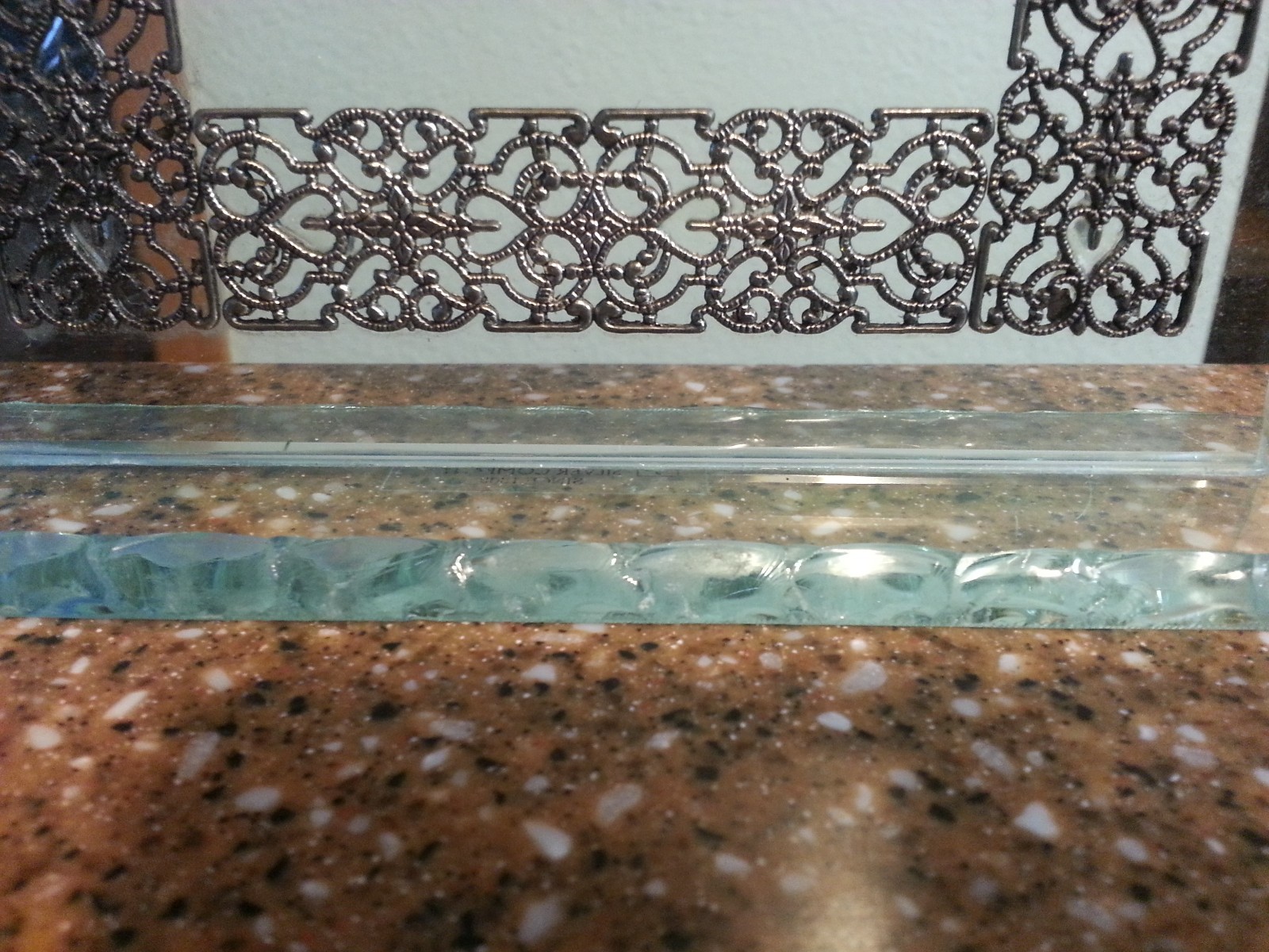 Vintage International Silver Company Mantel Clock, battery run, parts or repair