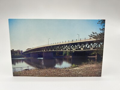 The Coolidge Bridge North Hampton  Massachusetts Vintage Postcard #P32418