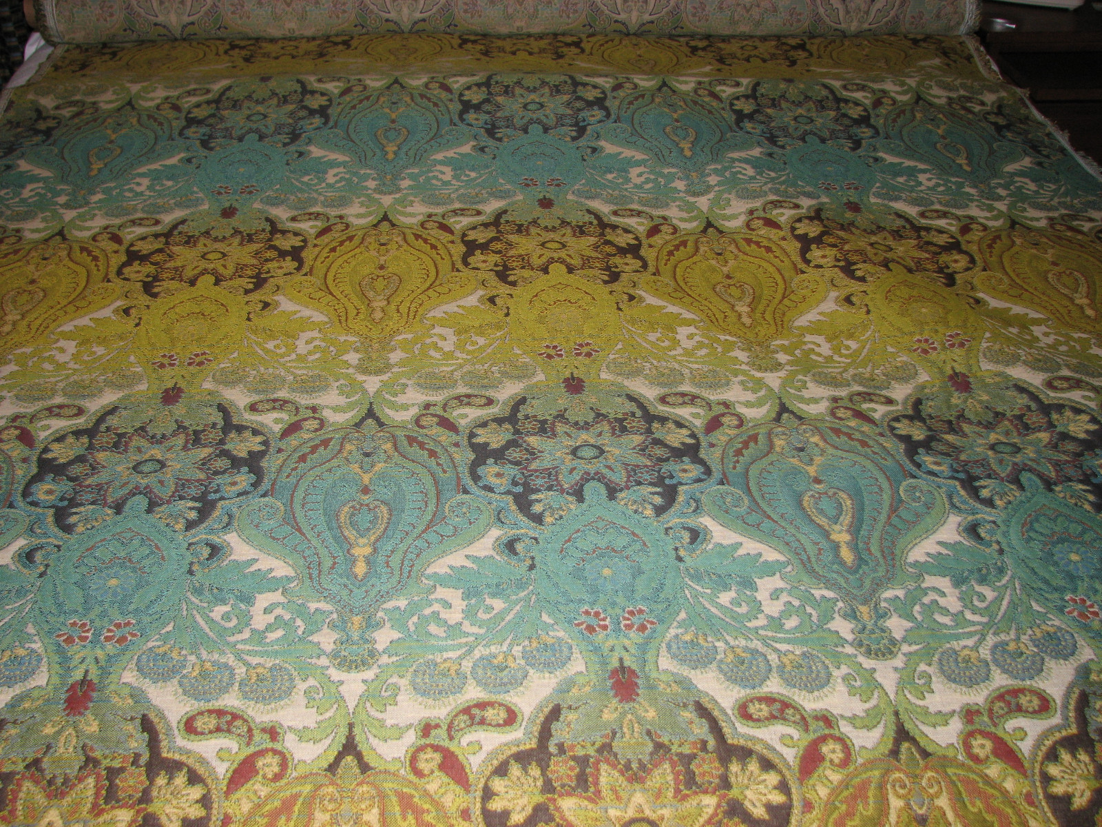 6 Yards TAJ WATERFAL Upholstery from Crate and Barrel 54 inch wide