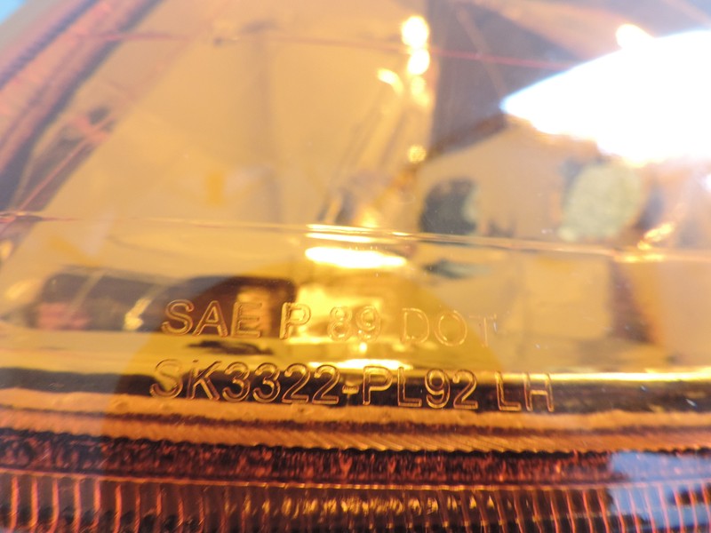 Amber Crystal Turn Signal/Corner Light For Honda Prelude 1992 93