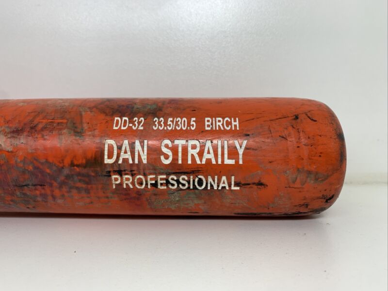 2017 Miami Marlins Dan Straily Game Used Players Weekend Bat 