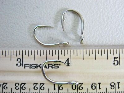 100 Eagle Claw Live bait hook size 2 FL318NMAG Anchovy Size