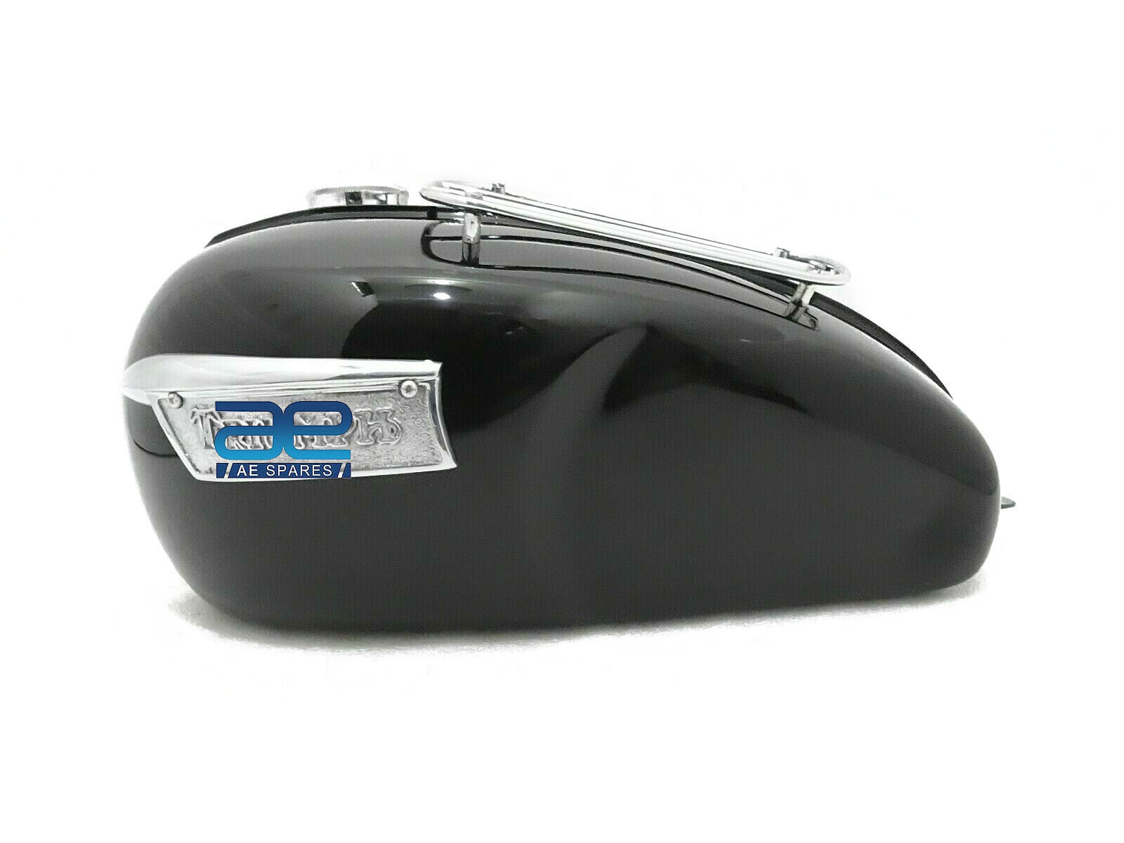Fuel Tank With Side Badge Black Painted For Triumph T120 Bonneville 3.5 Gallon