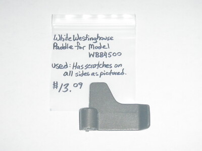 White Westinghouse Bread Maker OEM Paddle for Model WBB4500 