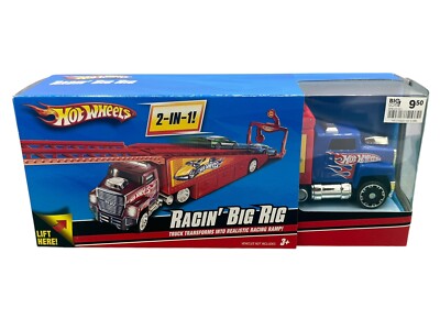 Hot Wheels Racin Big Rig - Turns Into Racing Ramp