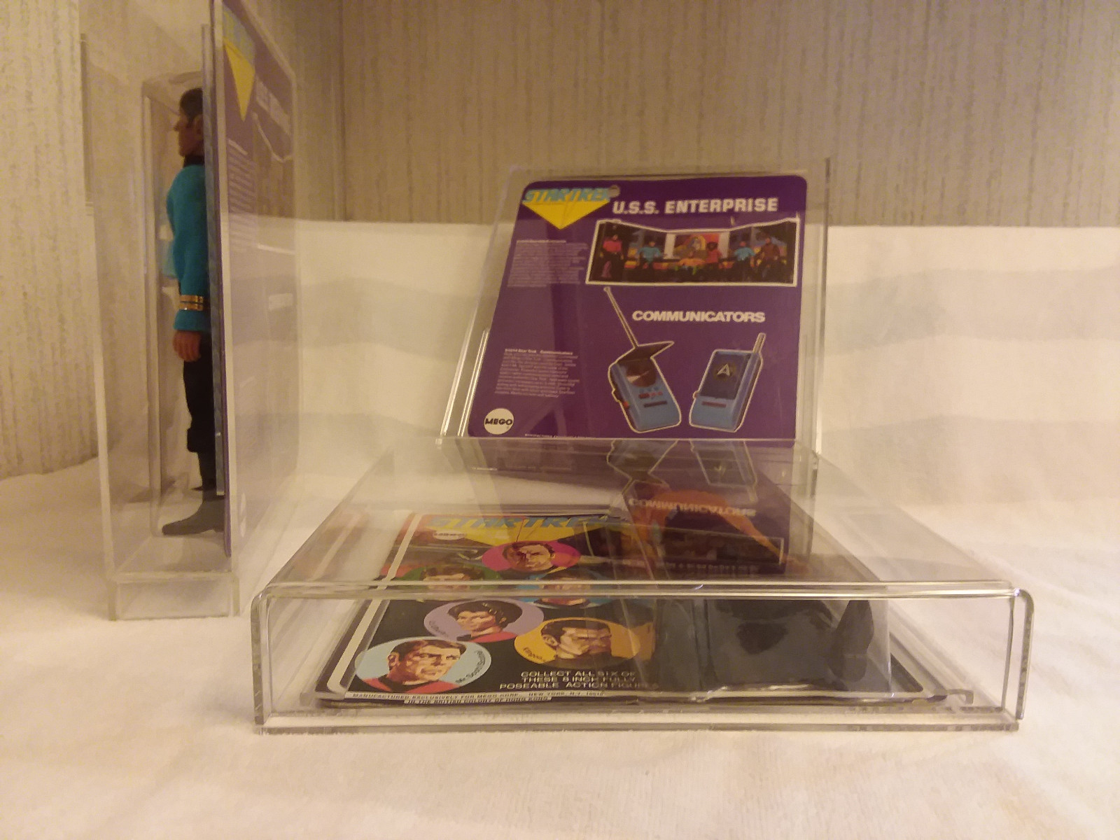 3) 1974 Vintage Mego Star Trek Doll Figure Lot Captain Kirk Spock Bones McCoy +