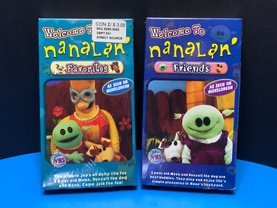 VHS Welcome to Nanalan' Friends + Favorites NEW SEALED Seen On Nickelodeon RARE