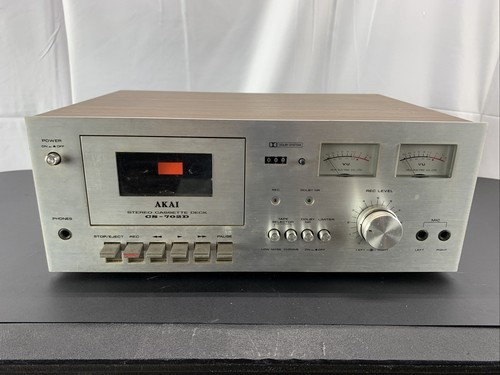 AKAI CS-702D Vintage Cassette Deck Nice See pictures!