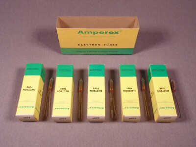 5 6977 DM160 AMPEREX Holland HiFi Radio Amp Tuning Indicator Vacuum Tubes   NOS