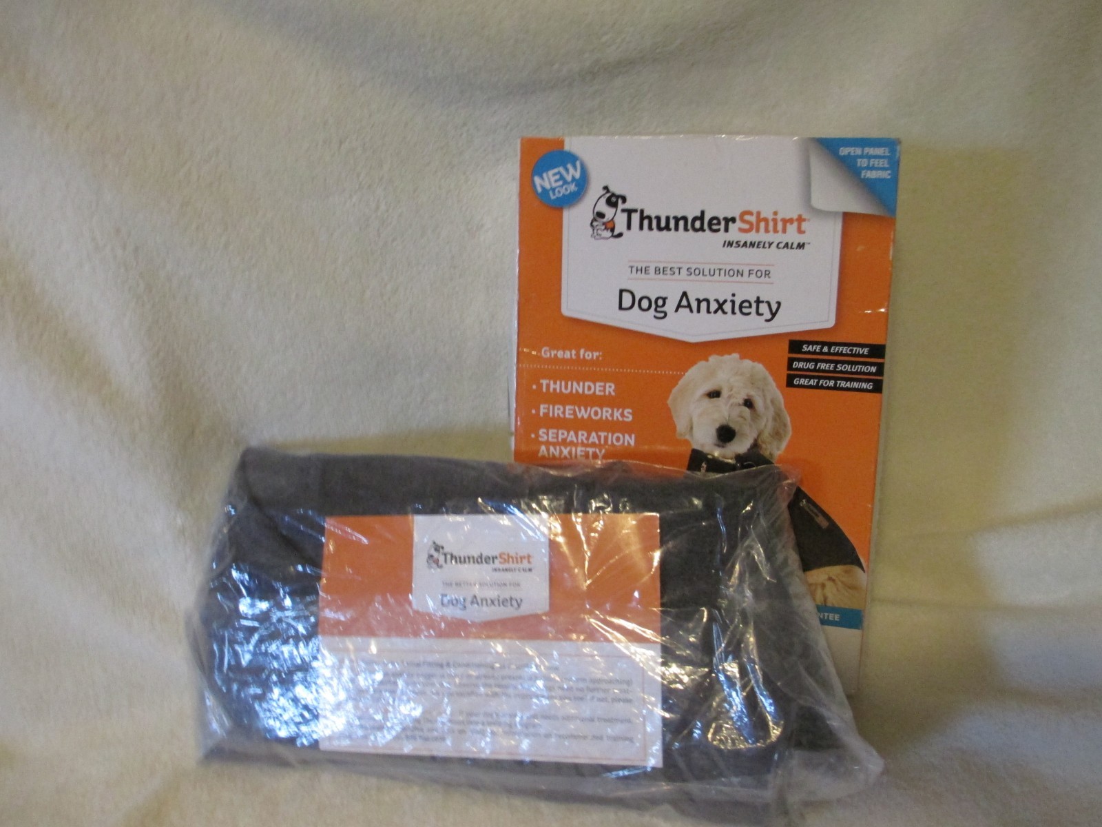 Original THUNDERSHIRT Size XXL *Giant Dog Breeds Over 110 Lbs GRAY