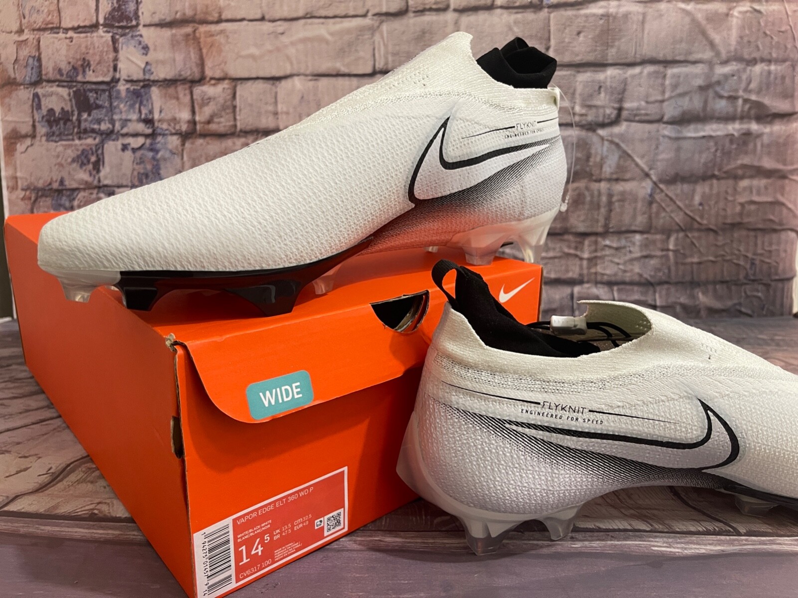 Nike Vapor Edge Elite 360 WD P White CV6317-100 Size 14.5 | eBay