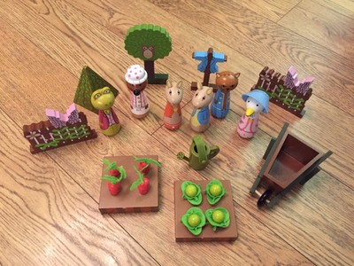 peter rabbit wooden playset