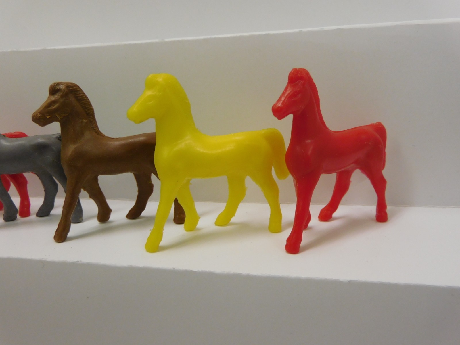 Lido Farm Horses Colts Plastic Playset Figures