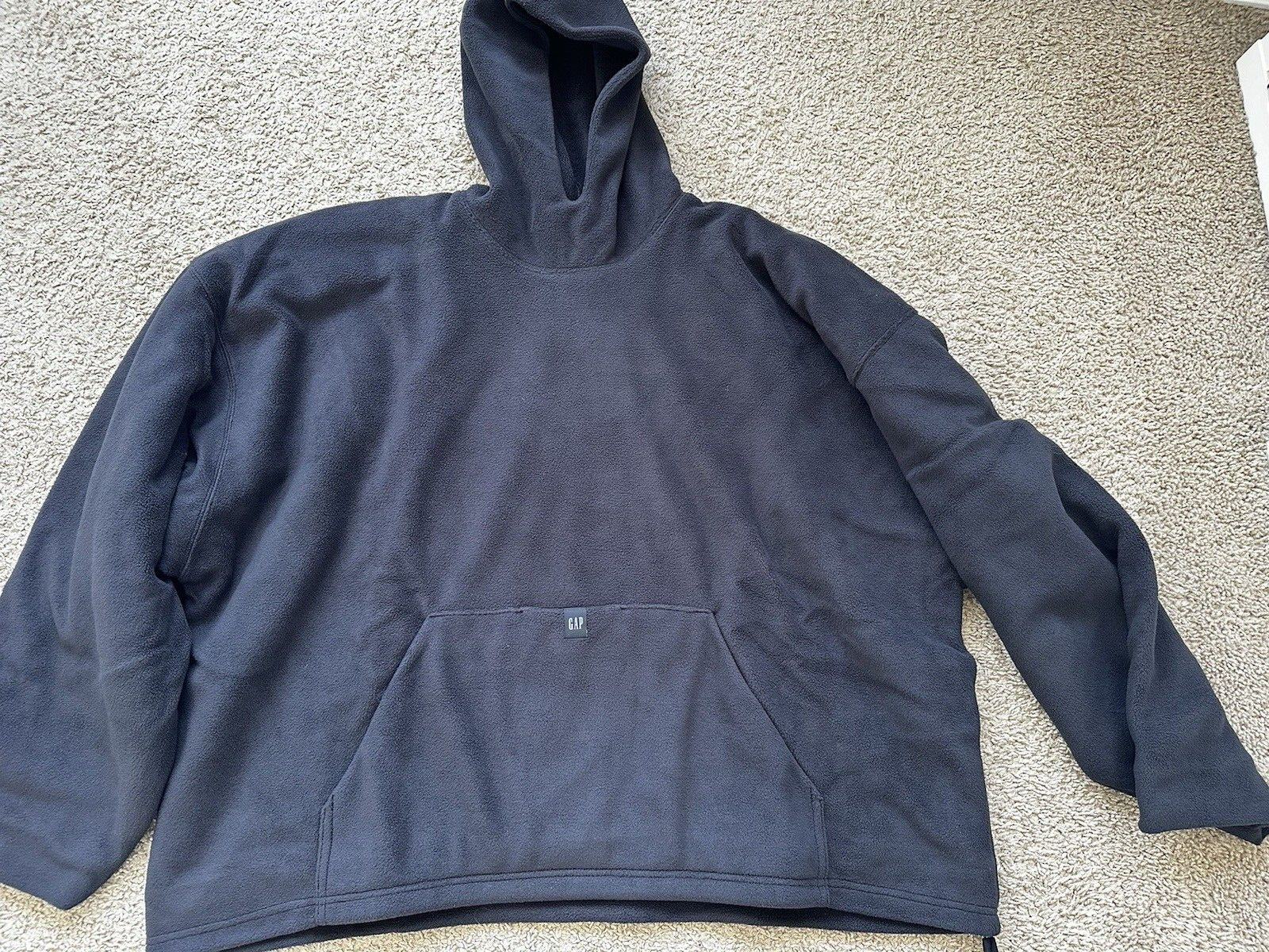 Yeezy Gap Polar Fleece Padded Hoodie Black Size Small | eBay Yeezy Gap Polar Fleece Padded Hoodie Black Size Small | eBay
