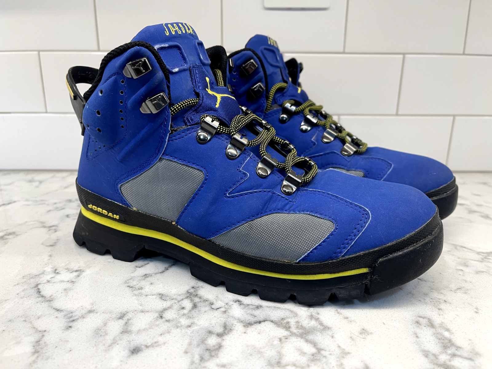 JORDAN AJB 6 サイズ 28cm 2002 Air Jordan 6 boots AJB VI (Hyper Blue/Vib Yellow-Cool