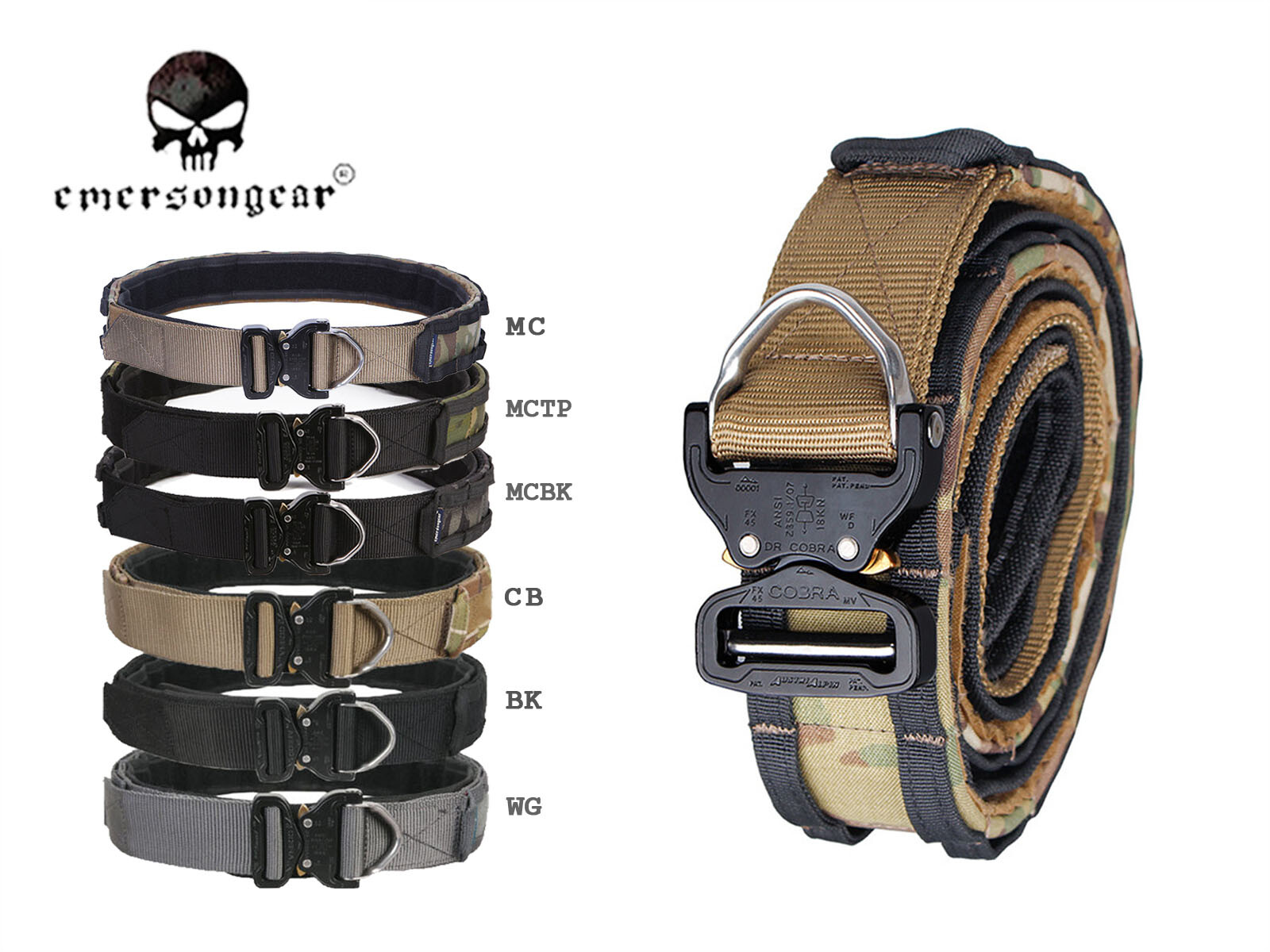 田村装備開発Ranger Belt COBRA-M2 Mサイズ 陸自迷彩 特殊部隊向け