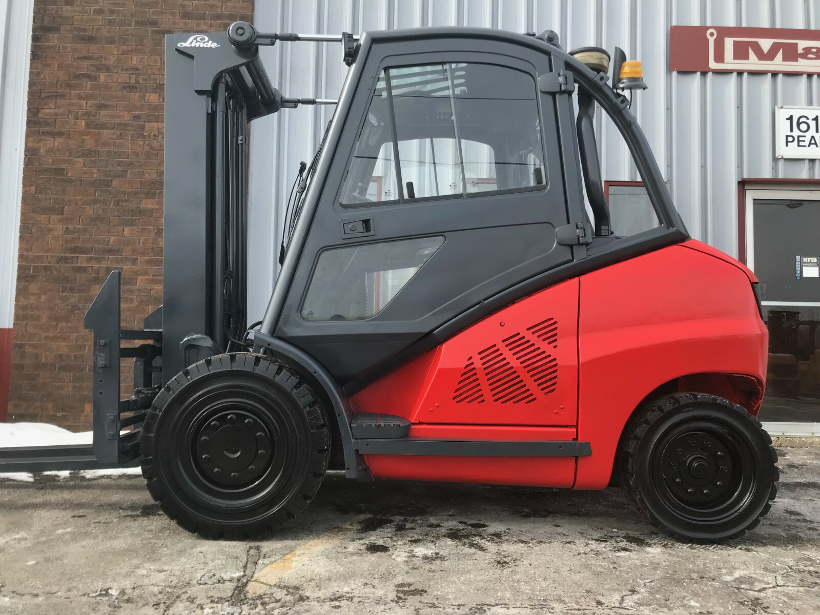 10000 LB LINDE H50D DIESEL POWERED FORKLIFT LIFTTRUCK HiLo