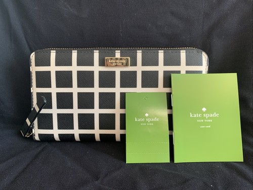 長財布 kate spade new york laurel way travel plaid stacy wallet Kate Spade Stacy Laurel Way Saffiano Leather Large Bifold