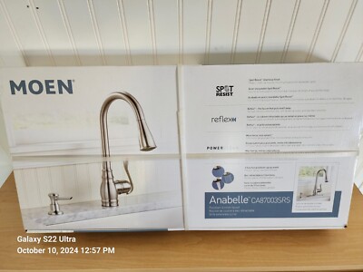 Moen ''Anabelle'' 3 Function Pull Down Kitchen Faucet (See Description For More)