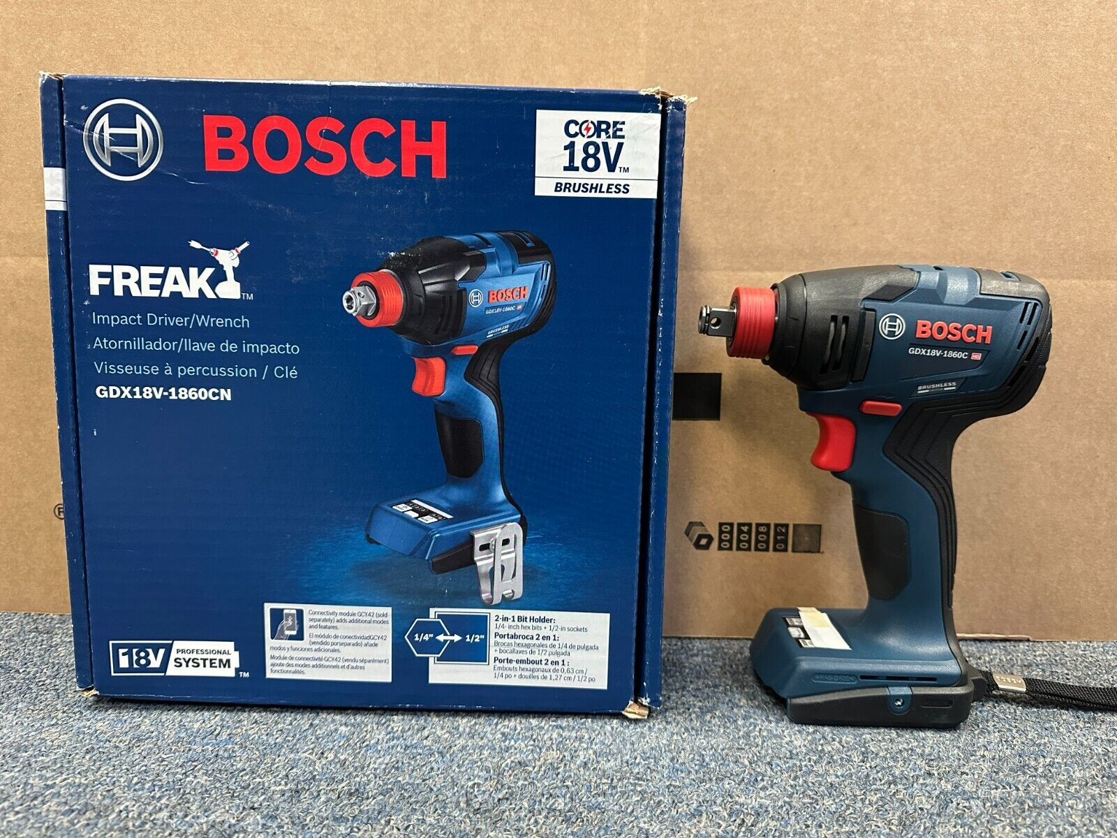 Bosch GDX18V-1860CN 18V Brushless Freak Impact Driver Wrench Bosch GDX18V-1860CN 18V Brushless Freak Impact Driver Wrench